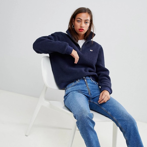 Tommy Jeans Cozy Half-Zip Sweater - Picture 6 of 13